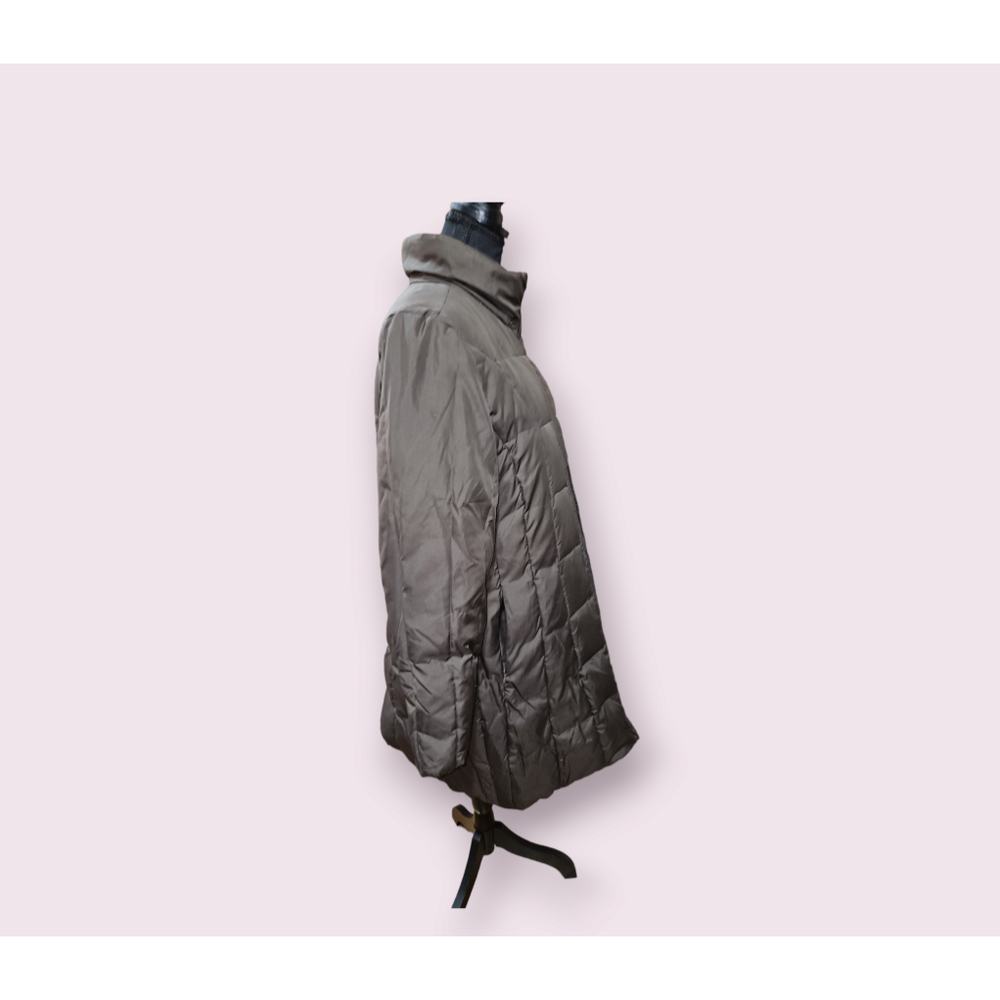 Michael Kors Puffer Down Coat Jacket Women's Size Large Brown Long - Picture 3 of 12